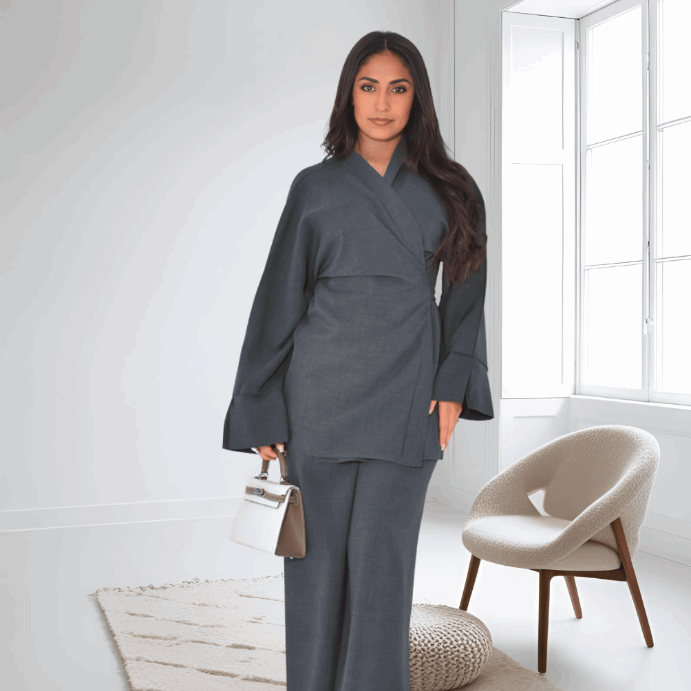 Sahra - Crinkled Linen 2pc Set