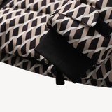 Women's Quilted Jacket with Hood & Belt