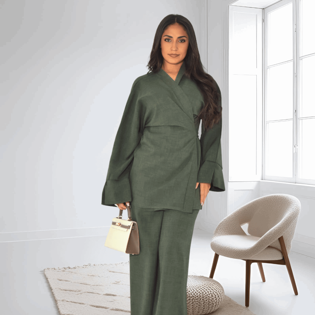Sahra - Crinkled Linen 2pc Set