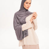 Effen Headscarf Dark Grey