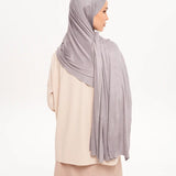 Effen Headscarf Light Grey