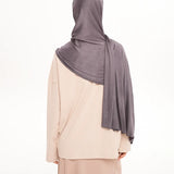 Effen Headscarf Dark Grey