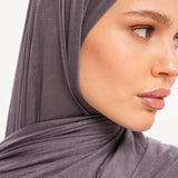 Effen Headscarf Dark Grey