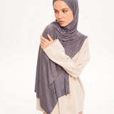 Effen Headscarf Dark Grey