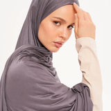 Effen Headscarf Dark Grey