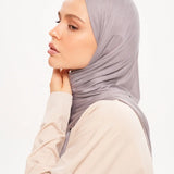 Effen Headscarf Light Grey