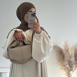 Zamharir Winter Abaya Apricot