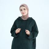 Sahar Hooded Abaya Army Green