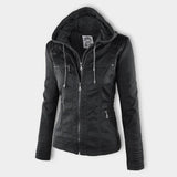 Women’s Elegant Vegan Leather Jacket