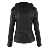 Women’s Elegant Vegan Leather Jacket