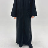 Long Winter Robe Black