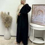 Zamharir Winter Abaya Black