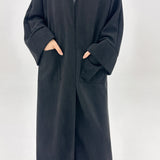 Long Winter Robe Black