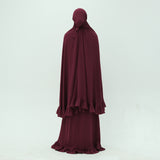 Noor Abaya Clothes burgundy