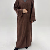 Long Winter Robe Brown