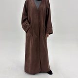 Long Winter Robe Brown