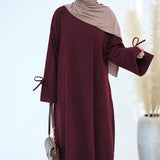La’meh Abaya Burgundy