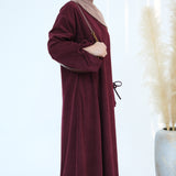 La’meh Abaya Burgundy
