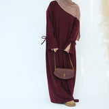 La’meh Abaya Burgundy