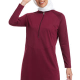 Modest Sportswear Top Burgundy
