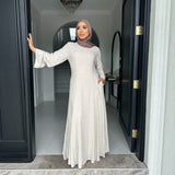 Haya Abaya Cream White