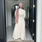 Haya Abaya Cream White