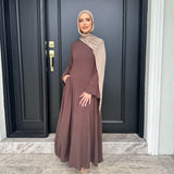 Haya Abaya Dark Brown