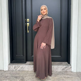 Haya Abaya Dark Brown