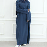 Modest Abaya Set Dark Blue