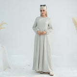 Najma Abaya Light Grey