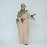 Rismah Abaya + Hijab khaki