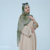 Rismah Abaya + Hijab khaki