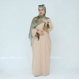 Rismah Abaya + Hijab khaki