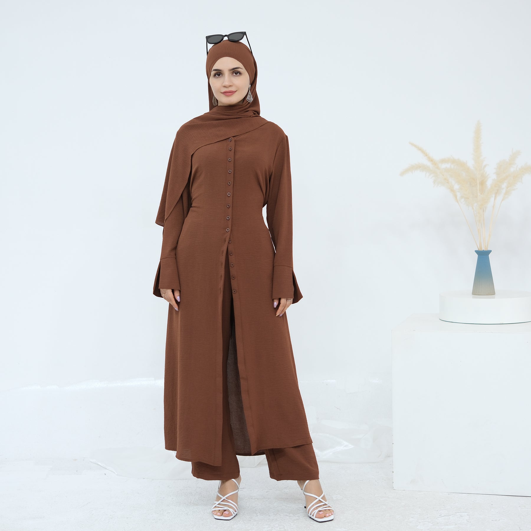 Hana Modest Shirt + Pants Set