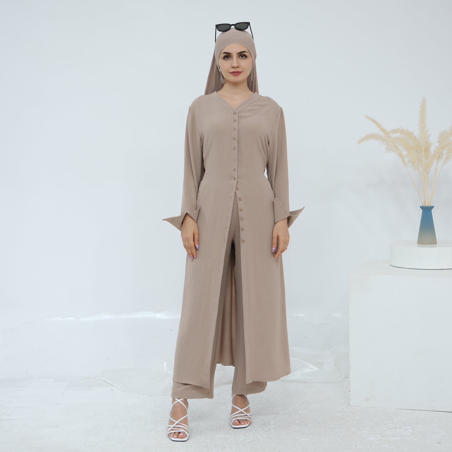 Hana Modest Shirt + Pants Set