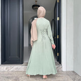 Haya Abaya Matcha Green