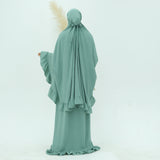 Noor Abaya Clothes Matcha