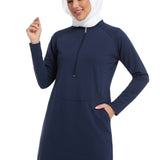 Modest Sportswear Top Navy Blue