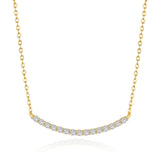 Solena | S925 Silver 1ct Moissanite Smile Pendant Necklace