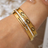 Naomi | 18K Elegant Gold Plated Bangle Set