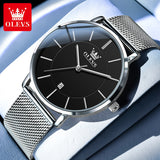 Aureon Watch | Slim Steel Mesh Band for Men and Women