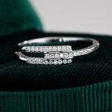 Elara | S925 Sterling Silver Asymmetrical Band Ring