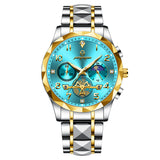 Paazomu | Large Dial Multifunction Waterproof Watch