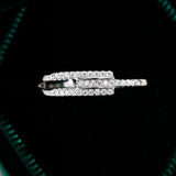 Elara | S925 Sterling Silver Asymmetrical Band Ring