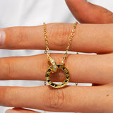 Zia | 14K Gold Plated S925 Roman Numeral Necklace