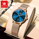 Aureon Watch | Slim Steel Mesh Band for Men and Women