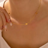 Liana | 18K Gold Plated Clover Chain Necklace