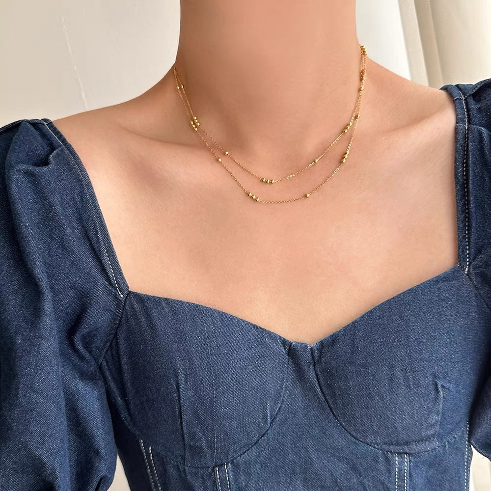 Elise | Beaded Chain Necklace