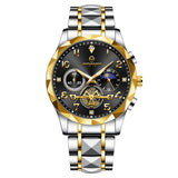 Paazomu | Large Dial Multifunction Waterproof Watch