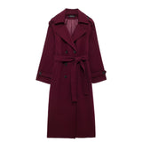 Liora | Burgundy Winter Jacket